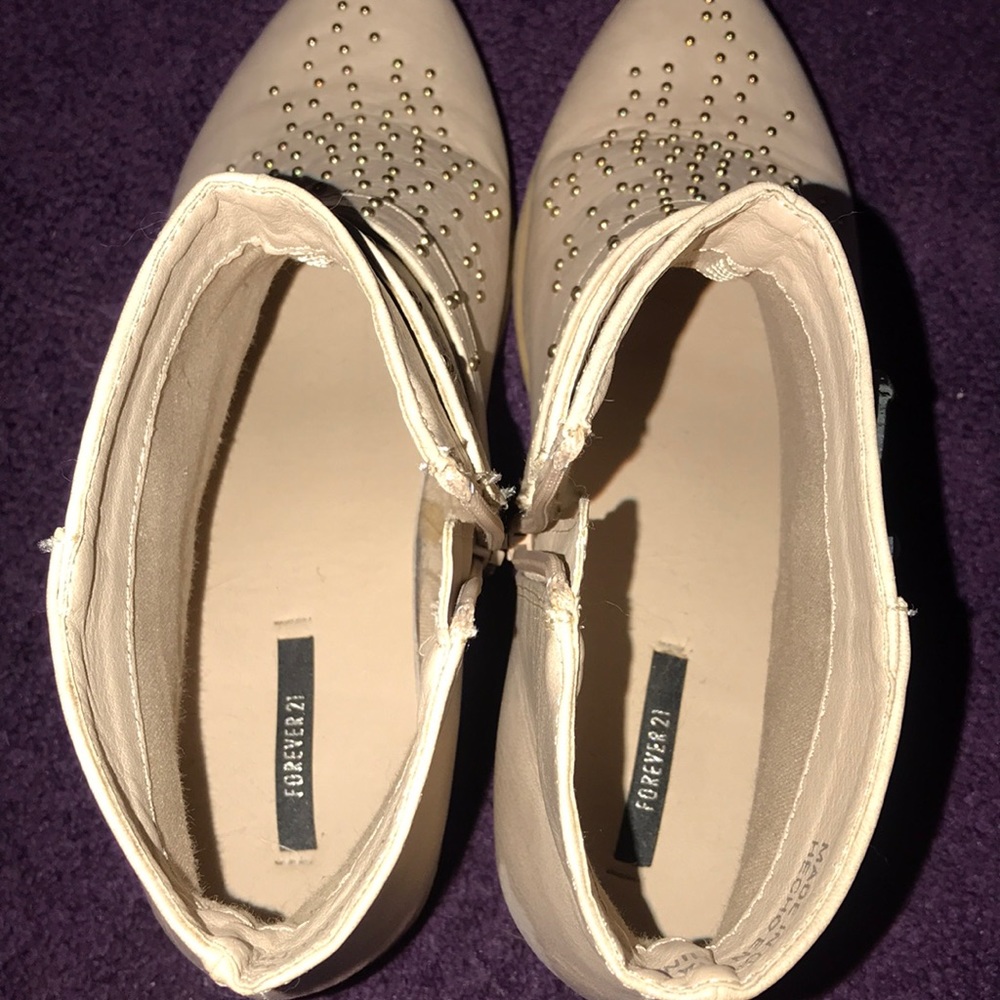 Tan Forever 21 ankle boots - Picture 5 of 5